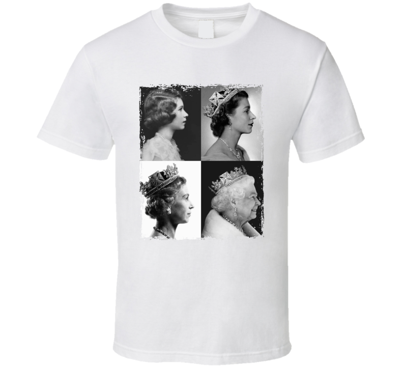 Queen Elizabeth Ii Through The Years T Shirt