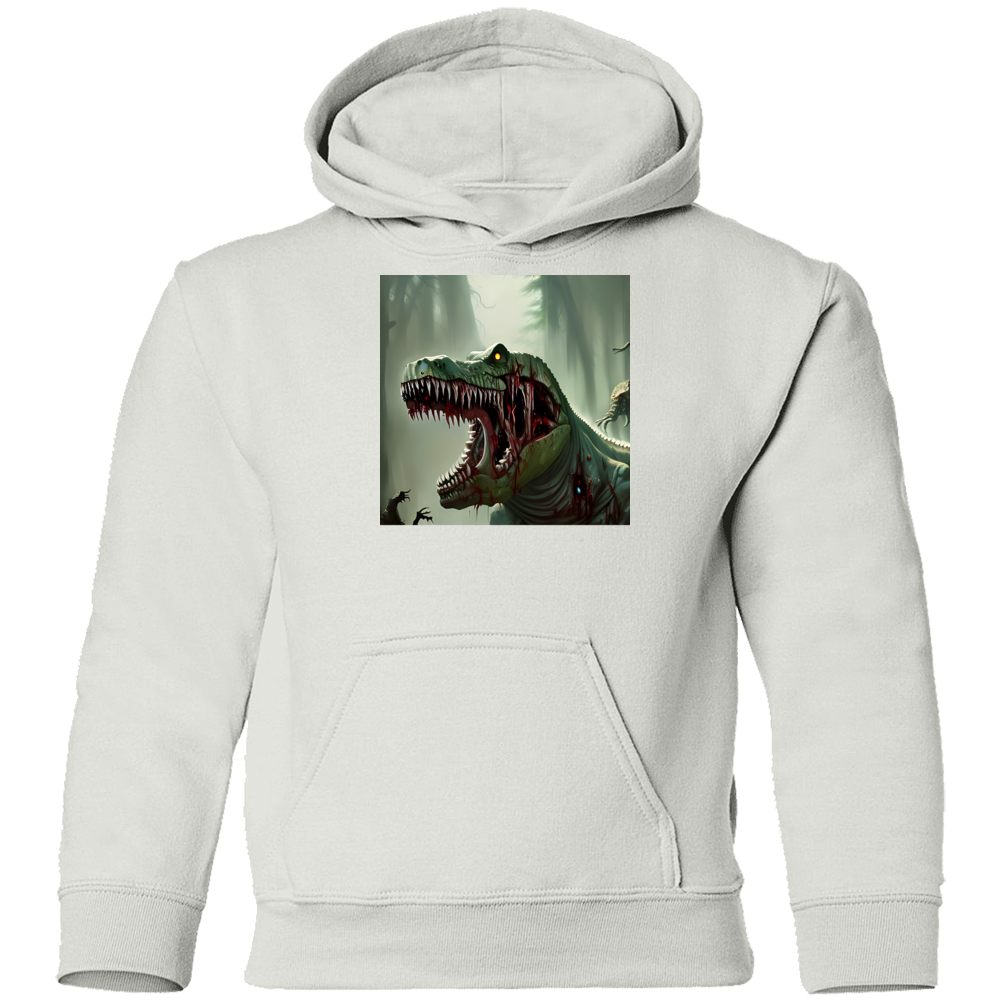 Zombie T-rex Dinosaur Cool Youth Hoodie