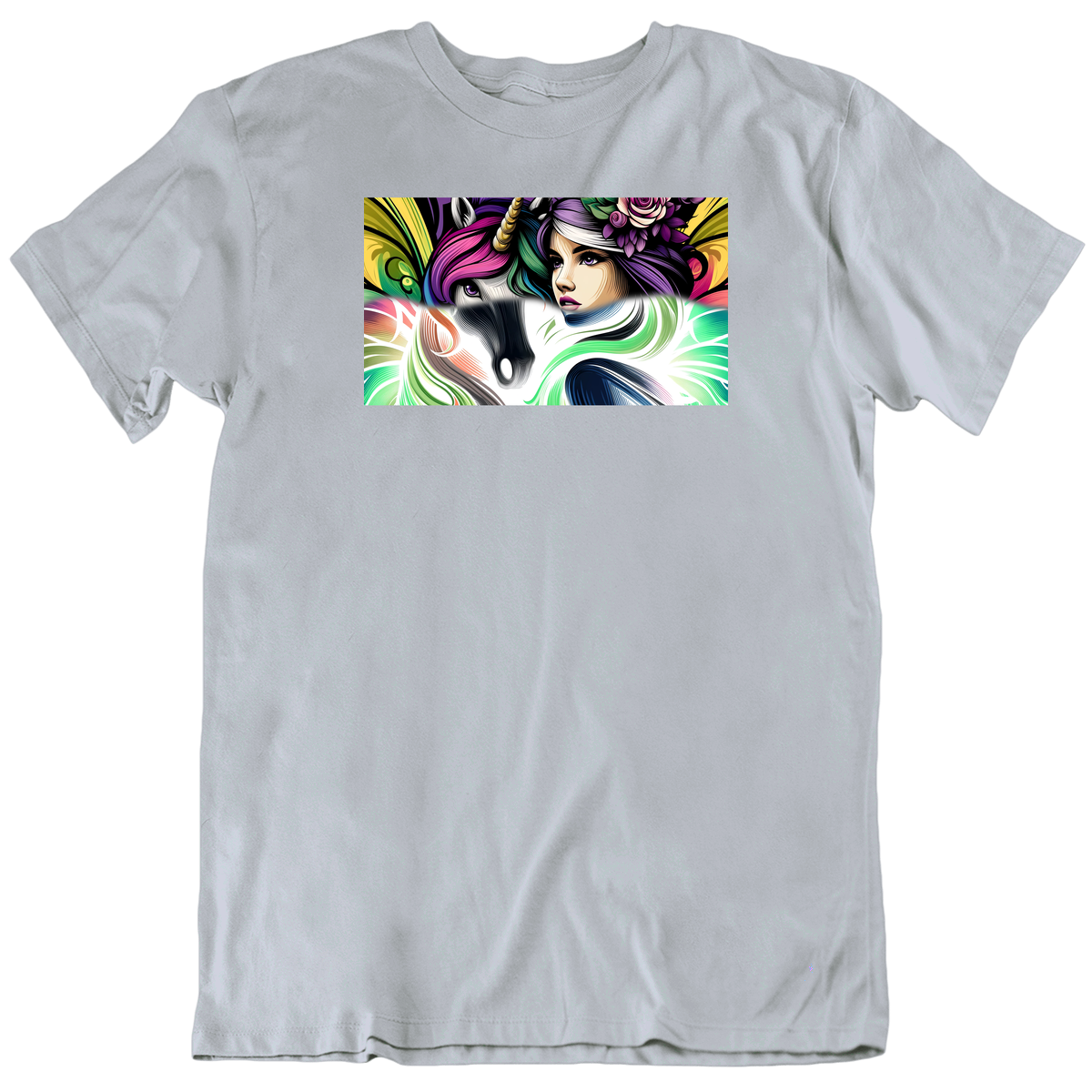 A Fairy And Her Unicorn Fantasy Dream T Shirt