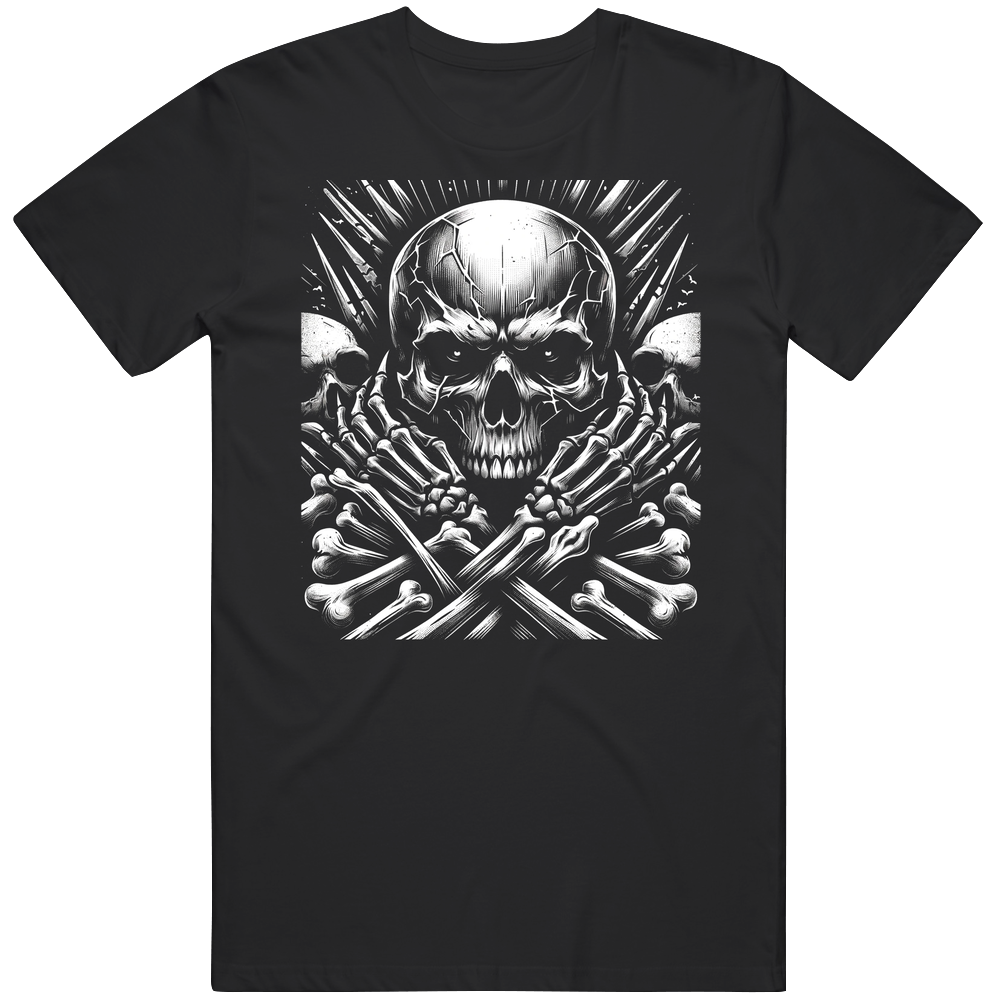 Skull Horrors Fantasy T Shirt