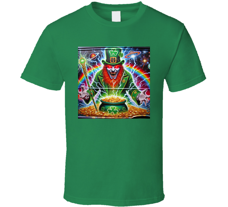 Evil Leprechaun St Patrick's Day Irish Pride T Shirt