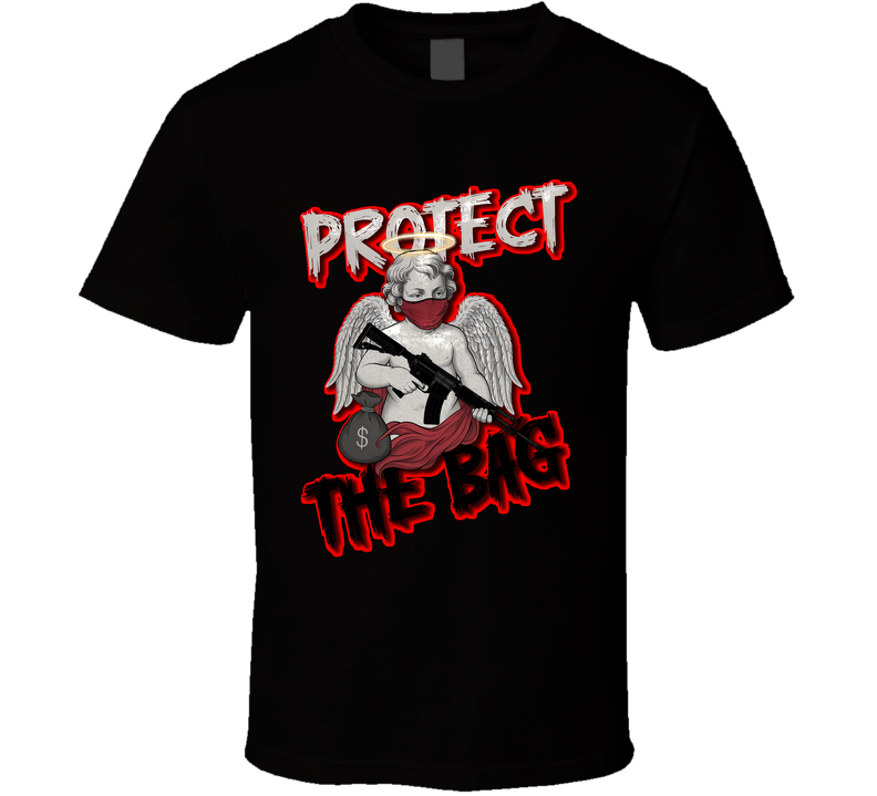 Protect The Bag Money Angel T Shirt