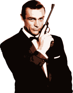 James Bond Ian Fleming 007 film T shirt