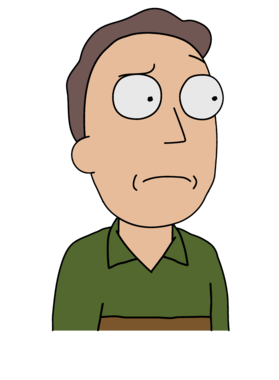 Rick And Morty Jerry Smith Funny Cartoon Tv Fan T Shirt