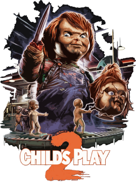 Child's Play 2 Chucky Horror Movie T Shirt