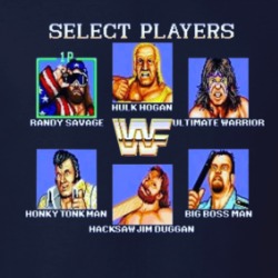 Wrestling 80s Video Game Select Player T Shirt 39189754