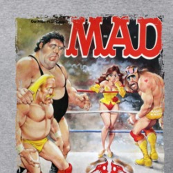 Mad Magazine Wrestling March 1989 Cover T Shirt 39205122