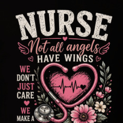 Nurse Not All Angels Occupation Job Work T Shirt 40370311