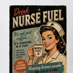 Nurse Fuel Coffee Funny Job Occupation T Shirt 40370313