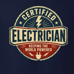 Certified Electrician Job Occupation T Shirt 40370355