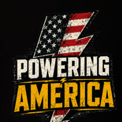 Powering America Electrician Usa Job T Shirt 40370357