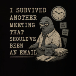 I Survived Another Meeting That Could Have Been An Email Funny Work T Shirt 40371011