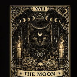 Black Cat Occult Witchy Moon T Shirt 40371146