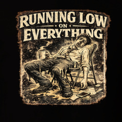 Running Low On Everything Funny Work T Shirt 40372828