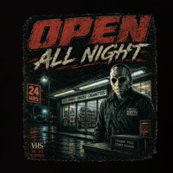 Open All Night Parody Horror Thriller Movie Funny T Shirt 40372840