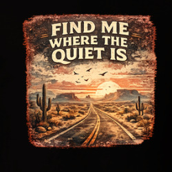 Find Me Where The Quiet Is Funny Unplugged T Shirt 40372844
