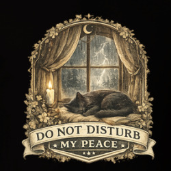Do Not Disturb My Peace Funny Cat T Shirt 40374300