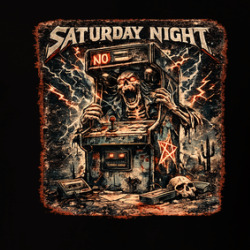 Saturday Night At The Arcade Retro Horror T Shirt 40374306