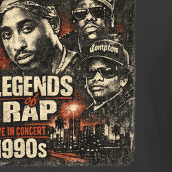 Legends Of Rap Hip Hop 90s Music Fan T Shirt 40374621